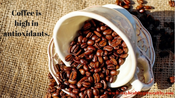Coffee is a great source of antioxidants