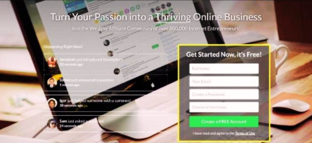 Wealthy Affiliate Website
